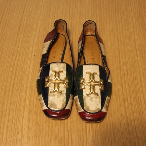 Tory Burch Ruby Quilted Logo Loafers 7M - Picture 2 of 8